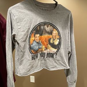 Long sleeve crop top